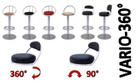-2-Tabourets de bar Gamme VARIO 360�